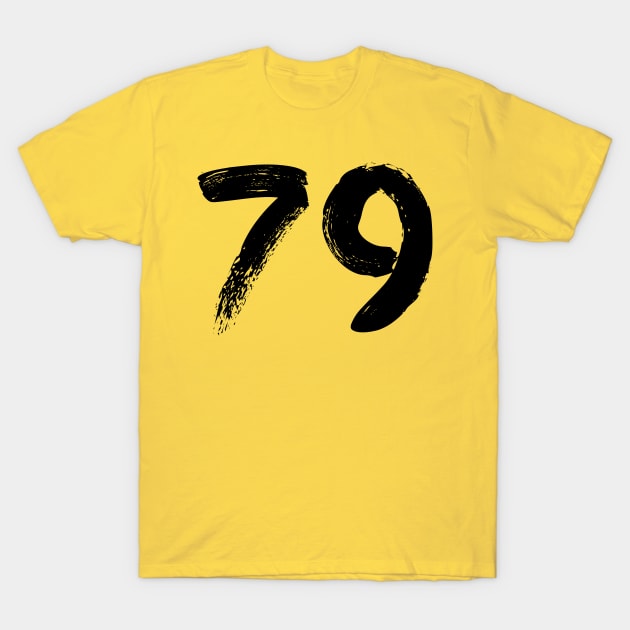 Number 79 T-Shirt by Erena Samohai